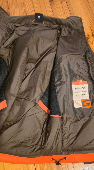 Komplet zimowej ciepłej odzieży Graff- kurtka+podpinka+spodnie-nowy.
