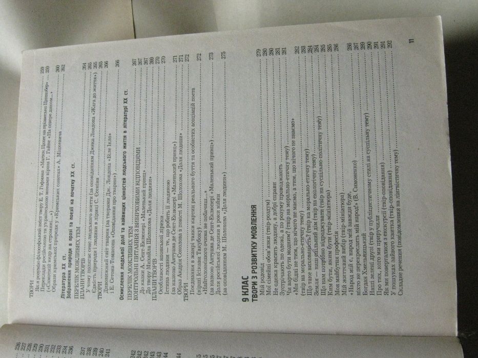 ЗНО і ДПА,твори,5-11клас,українська література,зарубіжна література