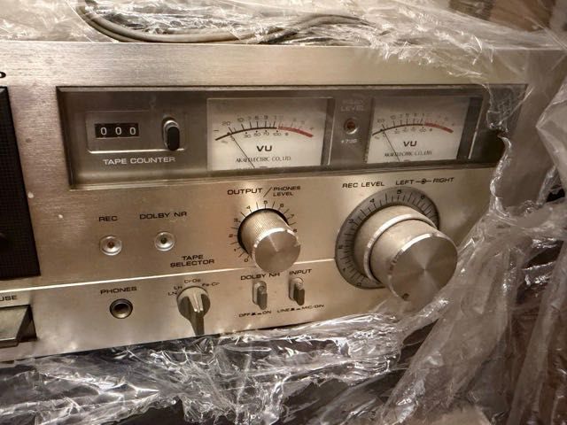 Akai GXC-706D Stereo Cassette Deck Vintage - Para Peças / Restauro
