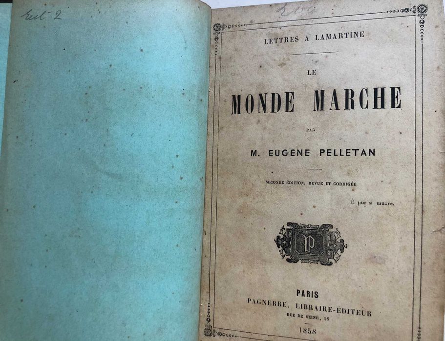 Le Monde Marche - Lettres a Lamartine