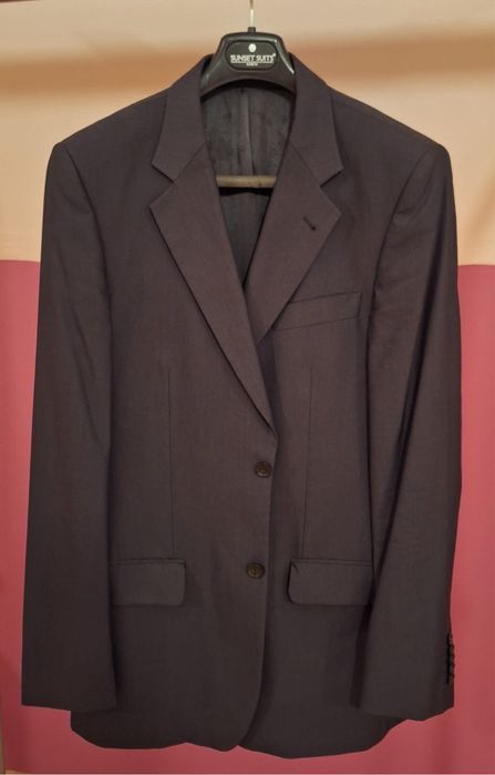 Garnitur 2-częściowy marki Konsul ciemnostalowy boho vintage182/100/86