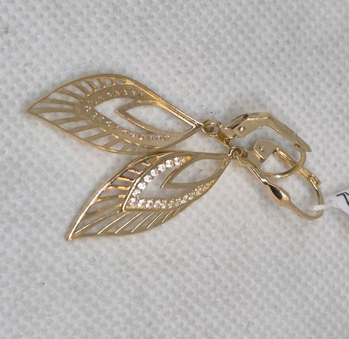 Kolczyki złote 2,86g 585 14k; Komis Jasło Igielna