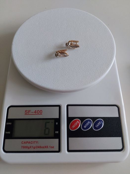 Золотые серьги. Золотые серьги 583.  Золото СССР.  Украшения.