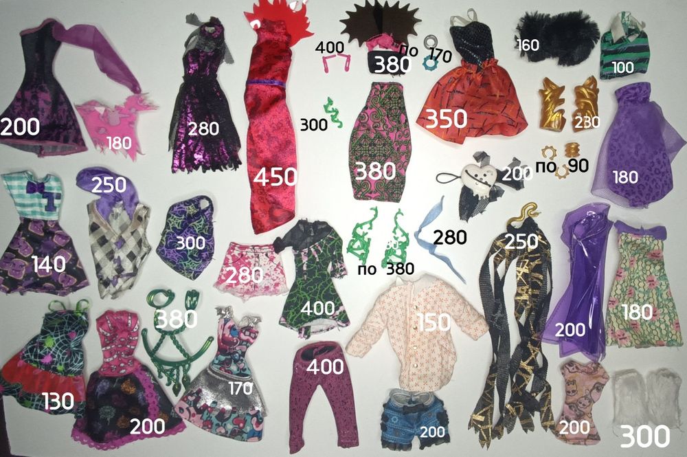 Аксесуари одяг взуття  монстер хай monster high