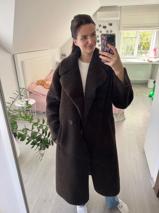 Жіноча шубка тедді Zara XS/S