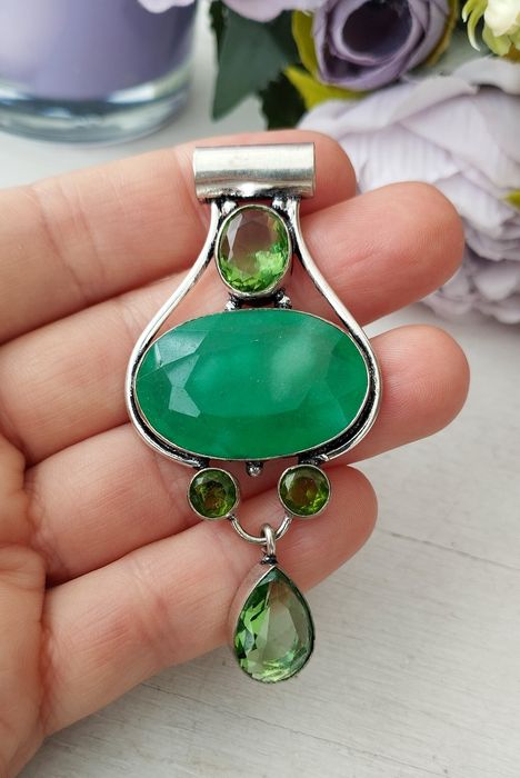 Драгоценные украшения тибетское серебро камни