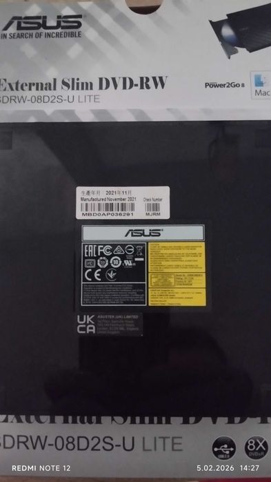 Napend Asus Dvd-Rw