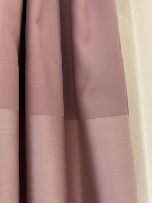 Zasłony Ikea brudny róż