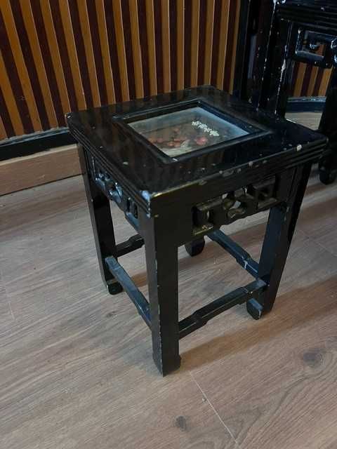 Conjunto de 4 Mesas de Encaixe (mesas ninho) Chinesas, lacadas