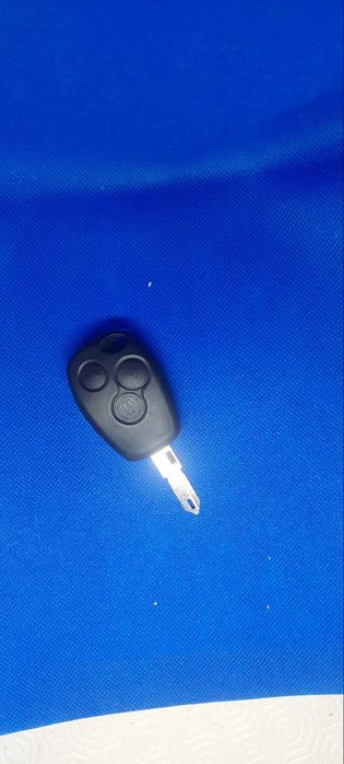 Chave Completa com Chip placa electrónica lâmina pilha para Renault