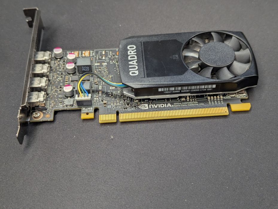 Placa gráfica NVIDIA - Quadro P1000 - 4 GB GDDR5 3.0 x16 - PNY VCQP1000-PB