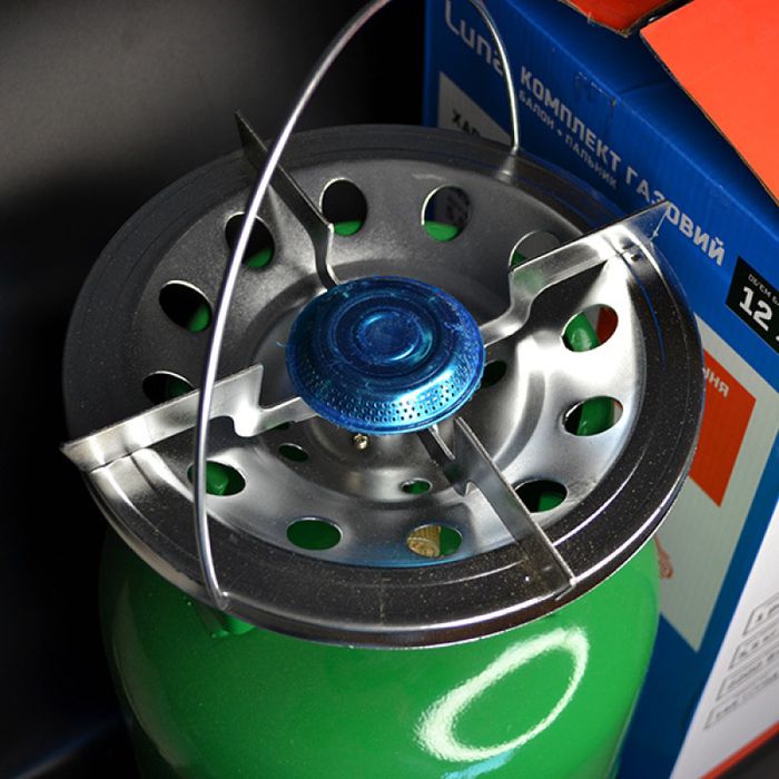 Комплект газовий балон 8 літрів і пальник 2200 ват 145г/год