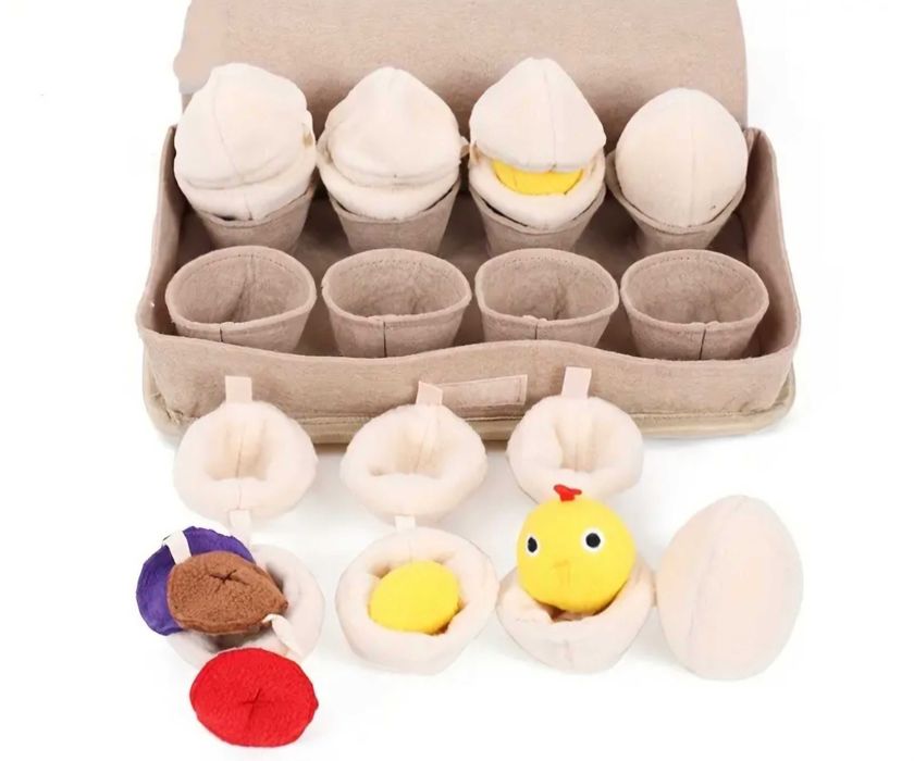 Interaktywna zabawka węchowa dla psa Pudełko jajek; prezent dla psa