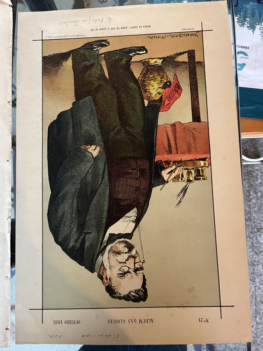Rafael bordalo pinheiro: album das glorias litografias originais