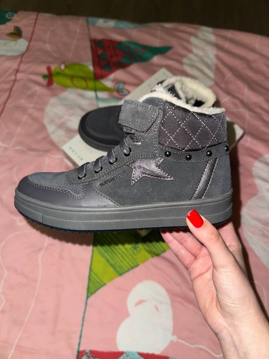 Дитяче взуття утеплені черевики GEOX Waterproof | Оригінал