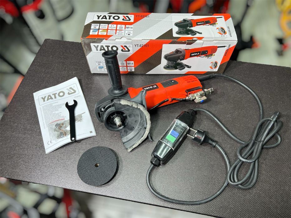 Шлифмашина Болгарка для плитки, камня, бетона YATO + подача воды