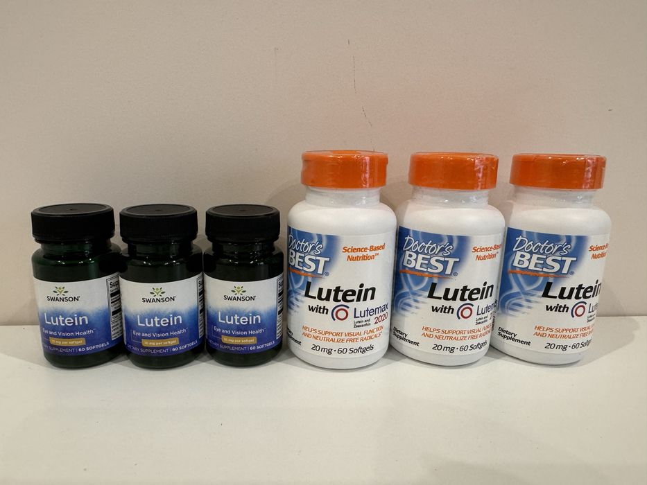 Лютеін з лютемакс Lutemax Doctor best лютеин Swanson Lutein зеаксантин