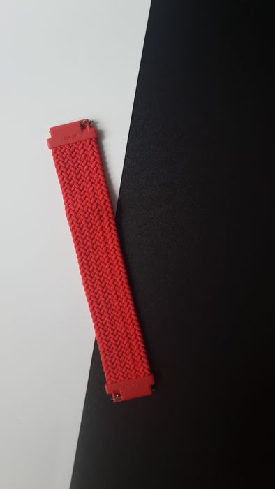 Pasek plecionego materiału 20 mm do zegarka Samsung, Huawei, Amazfit,