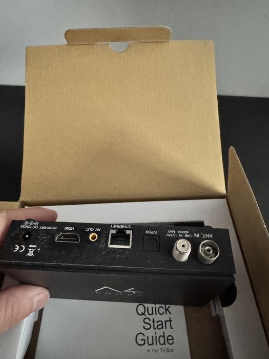 Box amiko 4k combo (disponivel para satelite/cabo) e tambem IPTV)