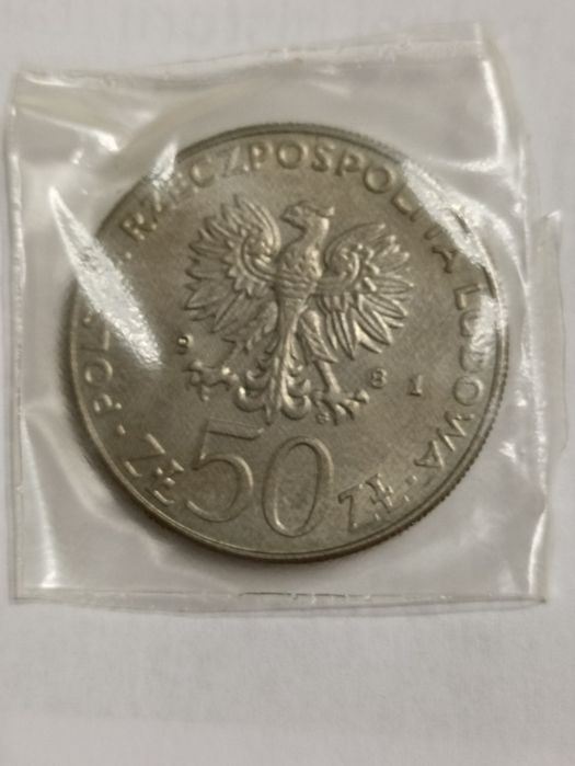 Moneta 50zł Władysław I Herman rok 1981