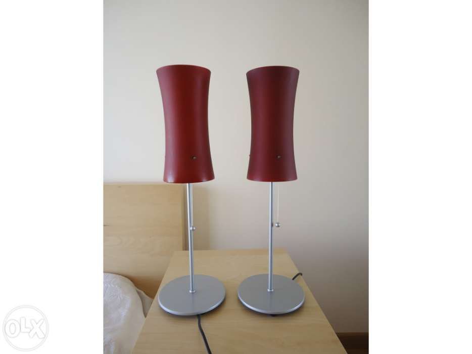 candeeiro vermelho