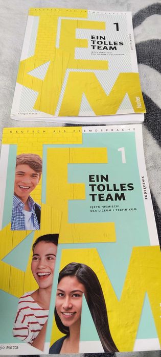 Podręcznik szkolny i ćwiczenia ein tolles team 1