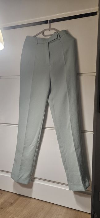 Spodnie Zara m seledyn