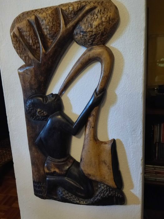 Arte Africana, talha em madeira