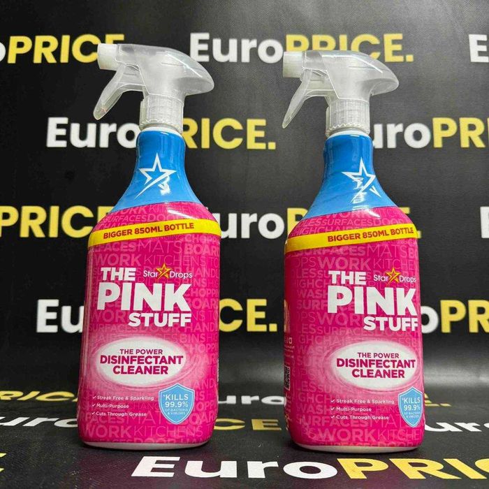 ОПТ ! Побутова хімія Pink, очисний засіб, дизінфікуючий засіб, пральний порошок, Бытовая химия Pink. Пинк