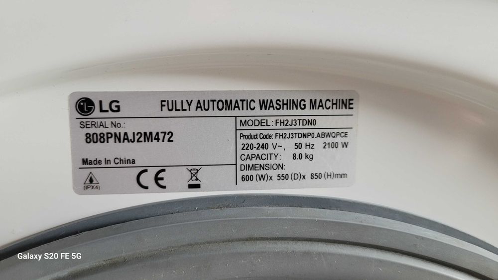 Pralka LG 6 Motion Direct Drive 8kg