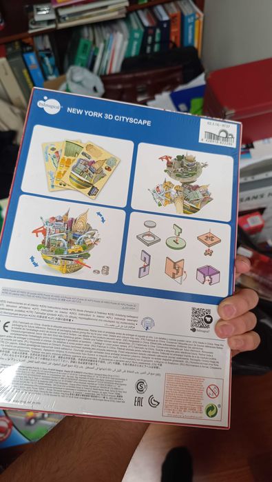 Lote Puzzles 3D - Edições de Coleção (Selados) | Torre Eiffel, Empire State e NY