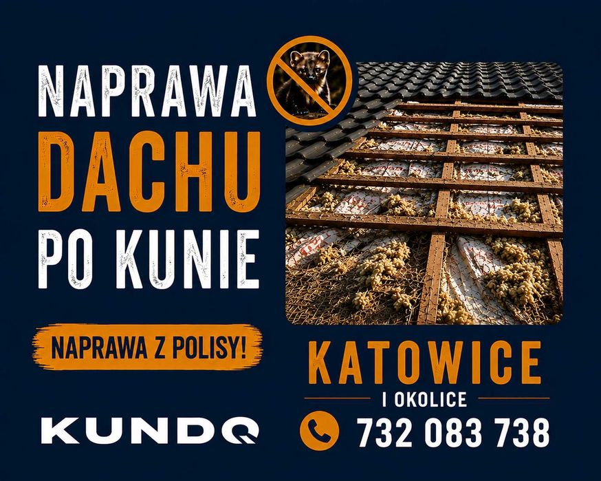 ++Naprawa Dachu Po Kunie | Pastuch Na Kuny | Katowice++