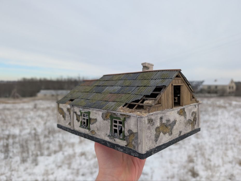 Создаю здания, диорамы, макеты на заказ по фото или воспоминаниям