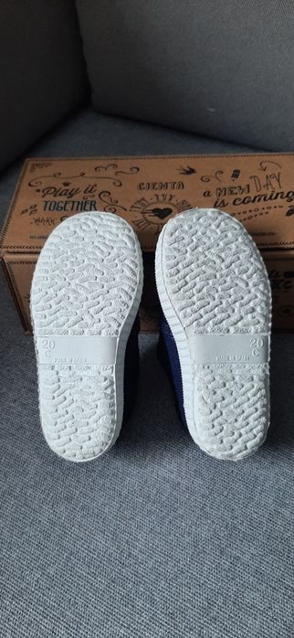 Granatowe Trampki Cienta 20