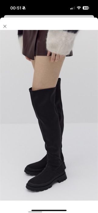 Сапоги ботфорты.