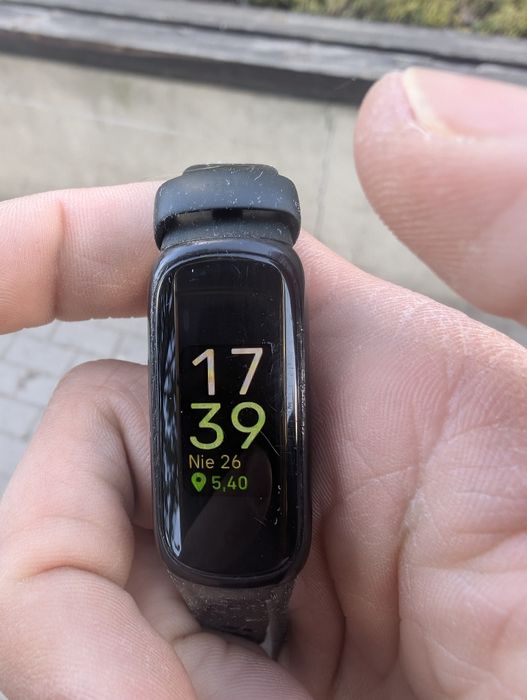 Fitbit Inspire 3 - Komplet, 100% sprawny, czarny