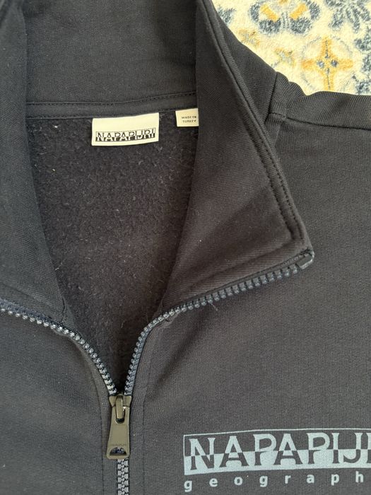 Napapijri Geographic bluza rozpinana granatowa S (zip-up)