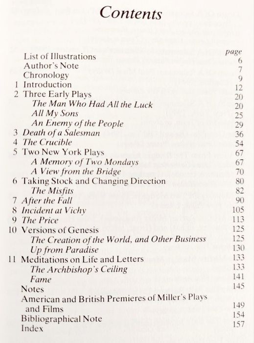 Arthur Miller / A Sua Obra