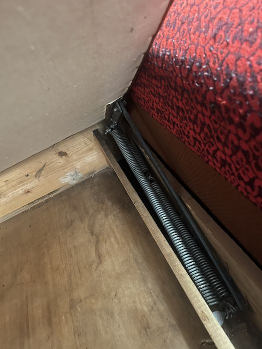 Wypoczynek kanapa leżanka z szafeczką vintage prl 2szt