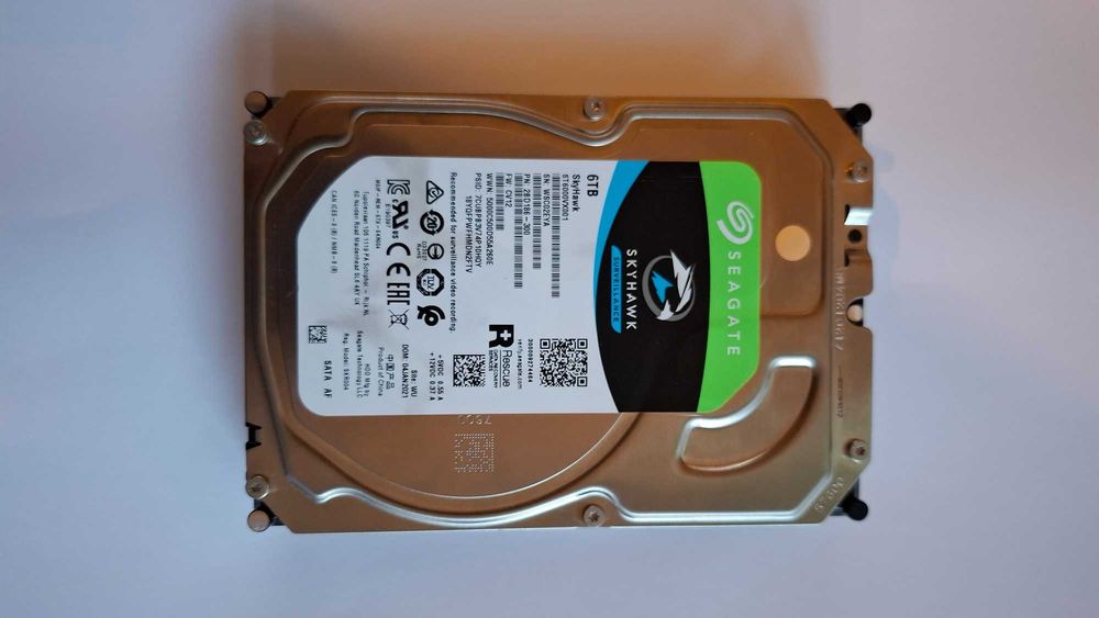 Dysk Seagate SKYHAWK 6TB monitoring rejestrator 24 h