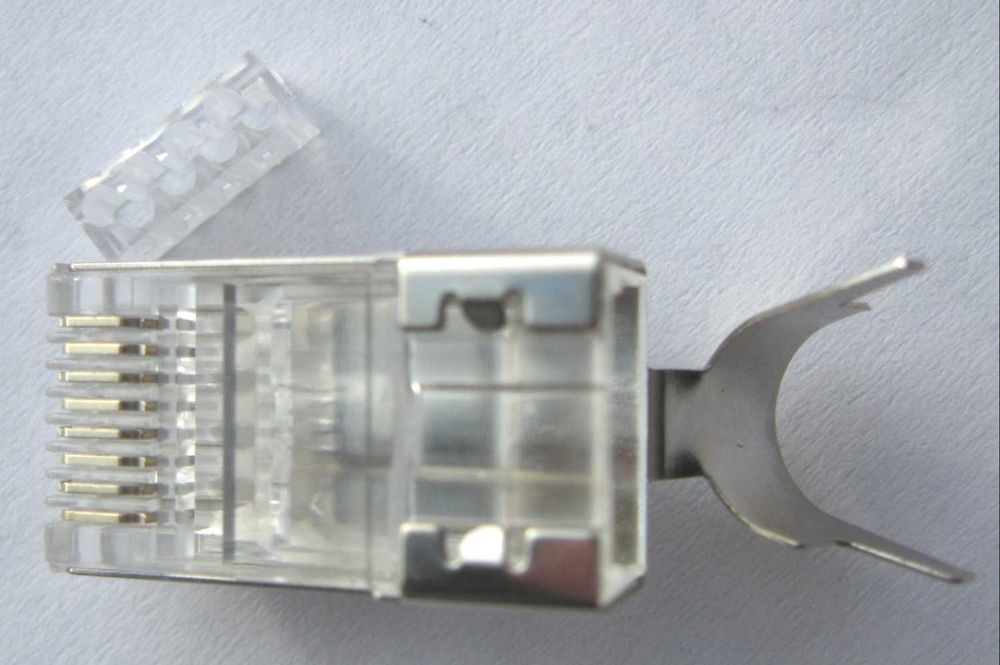 Конектор RJ45 CAT7 STP Ethernet 10 Гбіт/с