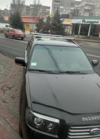 Алюминевые Аэродуги на Subaru Forester 2