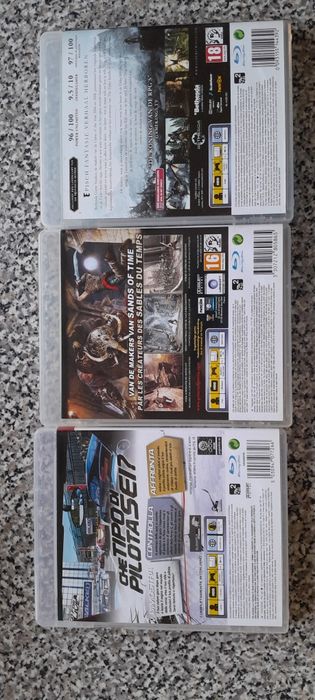 Conjunto de 3 jogos+5 cds danificados