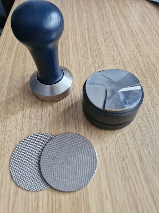 Tamper Delonghi, sitka, wyrownywarka do ekspresu kolbowego