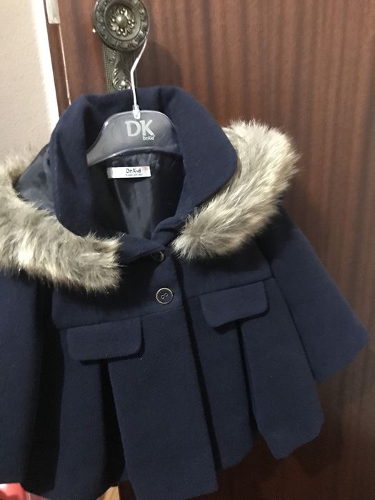 Vendo sobretudo Dr.Kid azul marinho 24 meses como novo