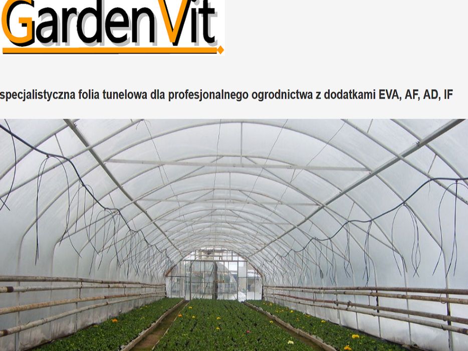 Folia Tunelowa,UV10, 6m szer.,Ogrodnicza,Szklarnia,Gardenvit,Niemiecka
