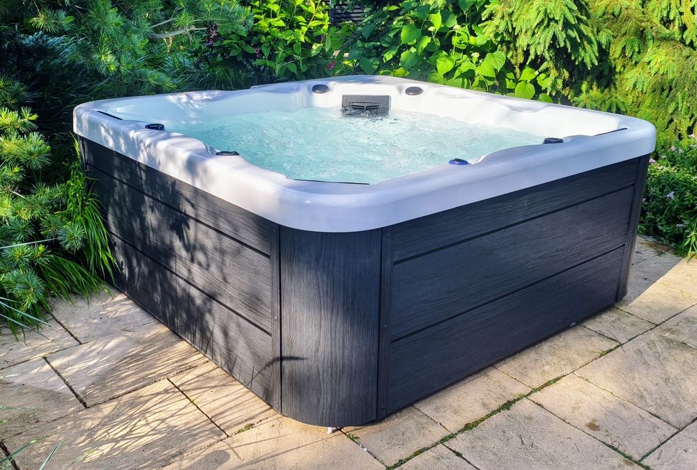 Jacuzzi 5 osobowe, zewnętrzna wanna z hydromasażem, 36 dysz