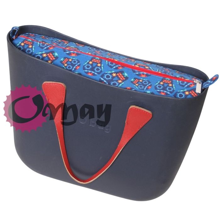 organizer do OBAG STANDARD granatowy czaszki boho 2 kieszenie OMAY