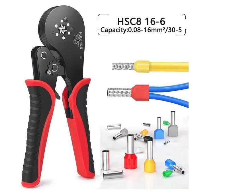 Кримпер HSC8 16-6 до 16 мм² для трубчастих наконечників