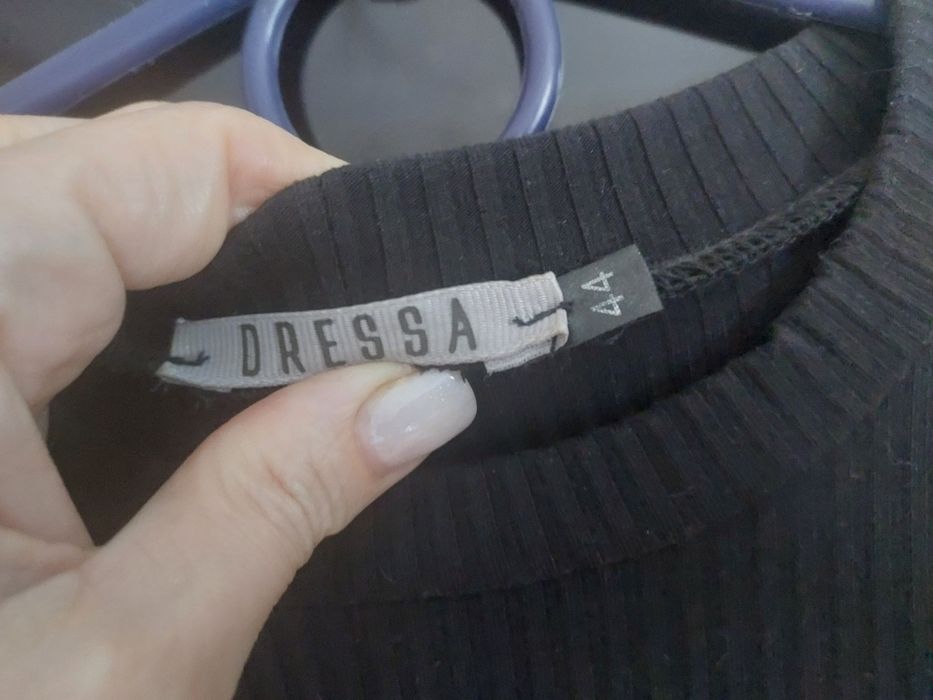 Платье 44 р-р, экокожа/ трикотаж